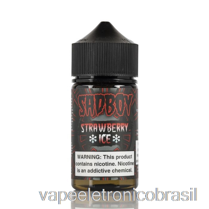 Vape Recarregável Gelo Sangue Morango - Sadboy - 60ml 0mg